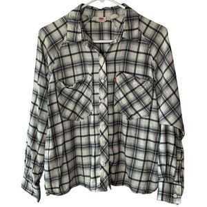 Levi-s Women's Black and White Shirt